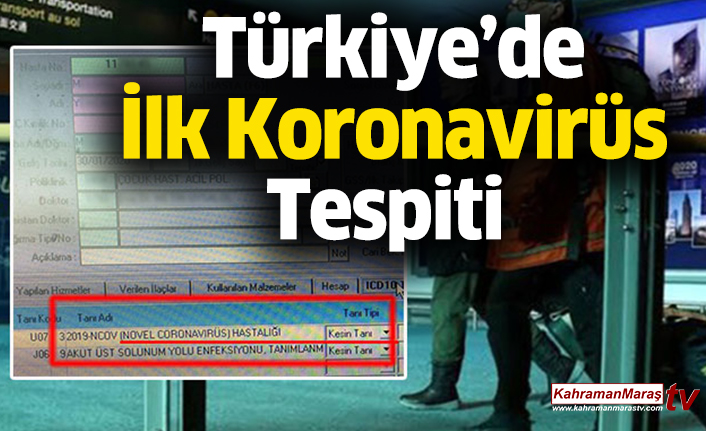 Türkiye’de İlk Koronavirüs Tespiti