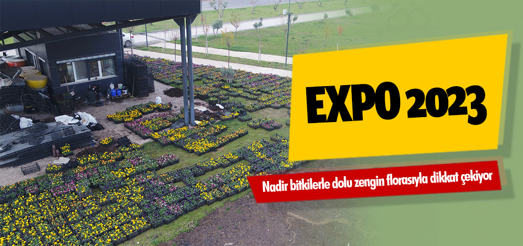 EXPO 2023, nadir bitkilerle dolu zengin florasıyla dikkat çekiyor