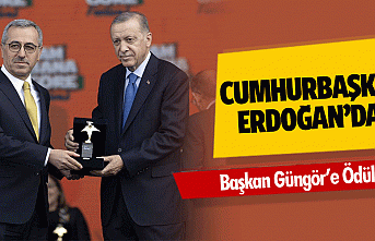 Cumhurbaşkanı Erdoğan’dan Başkan Güngör’e...