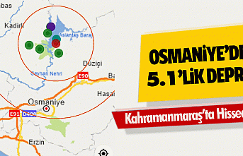 Osmaniye’de Ki 5.1’lik Deprem Kahramanmaraş’ta...