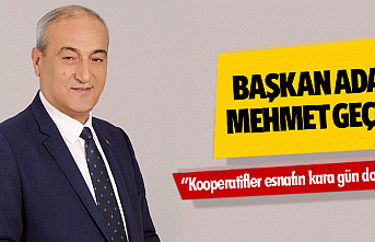 Başkan Adayı Mehmet Geçgil “Kooperatifler esnafın...