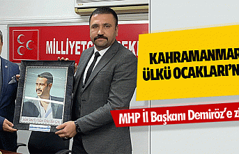 Kahramanmaraş Ülkü Ocakları’ndan MHP İl Başkanı...