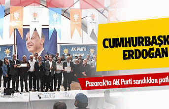 Cumhurbaşkanı Erdoğan: Pazarcık'ta AK Parti...