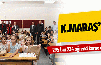Kahramanmaraş’ta 295 bin 234 öğrenci karne aldı
