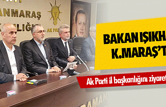 Bakan Işıkhan, Ak Parti il başkanlığını ziyaret...
