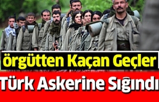 Örgütten Kaçan Geçler Türk Askerine Sığındı