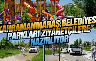 Kahramanmaraş Belediyesi Parkları Ziyaretçilere...