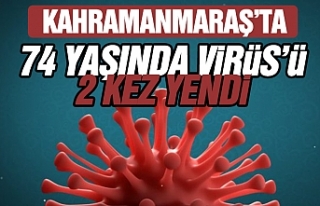 Kahramanmaraş’ta 74 Yaşında Virüs’ü 2 Kez...
